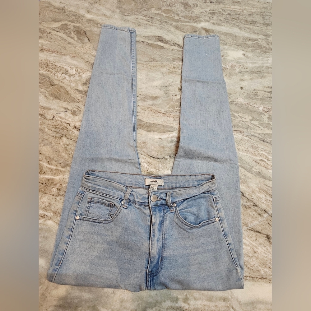 Forever 21 Light Blue Skinny Jeans